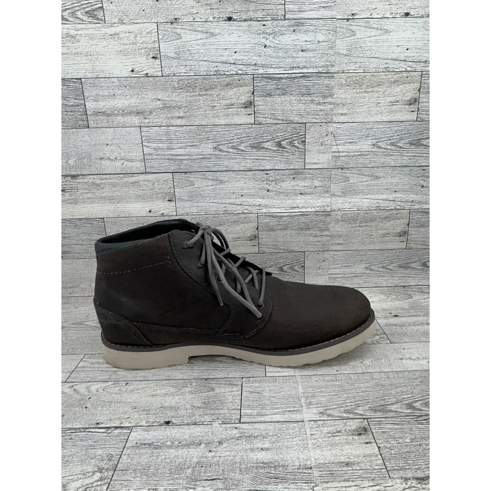 Teva Durban‎ Mens Dark Brown Leather Chukka Boots Size 11 1008302